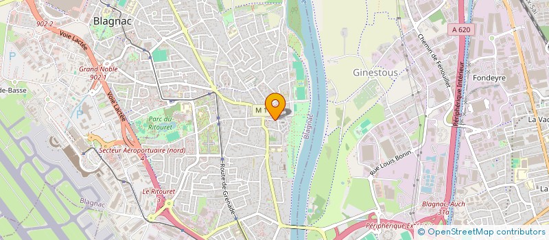 localisation de l'entreprise VVTB à BLAGNAC