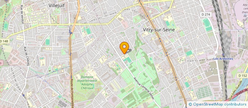 localisation de l'entreprise VVTS HOLDING à VITRY-SUR-SEINE