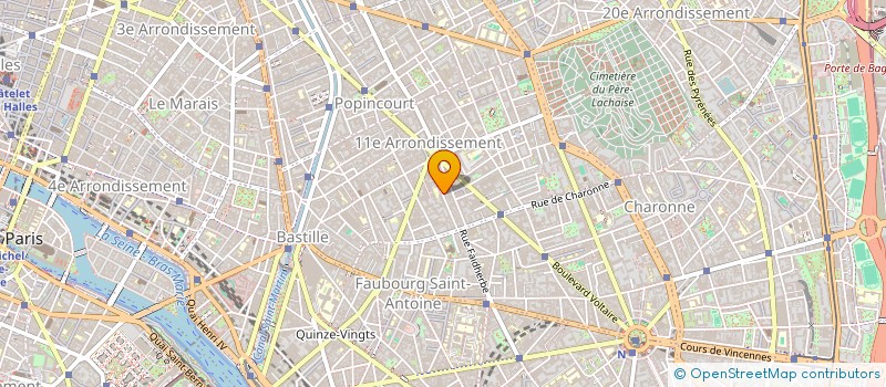 localisation de l'entreprise VW  PARIS