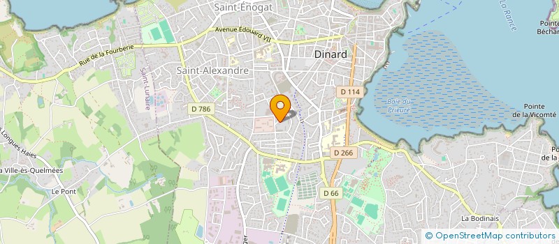 localisation de l'entreprise VW BZH  DINARD