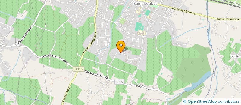 localisation de l'entreprise VW IMMO  SAINT-LOUBES