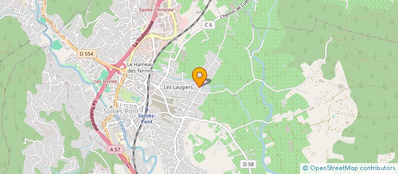 localisation de l'entreprise VW INVEST  SOLLIES-PONT