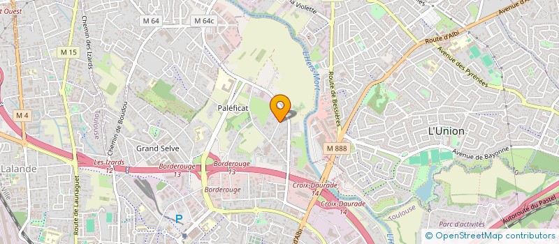 localisation de l'entreprise VWCGP à TOULOUSE