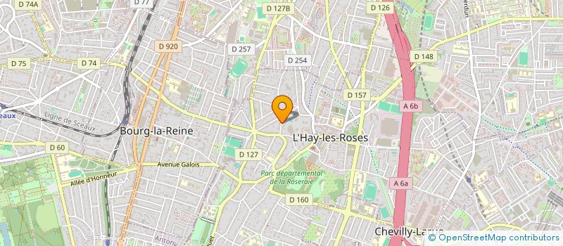 localisation de l'entreprise VWORLDINFO  L'HAY-LES-ROSES