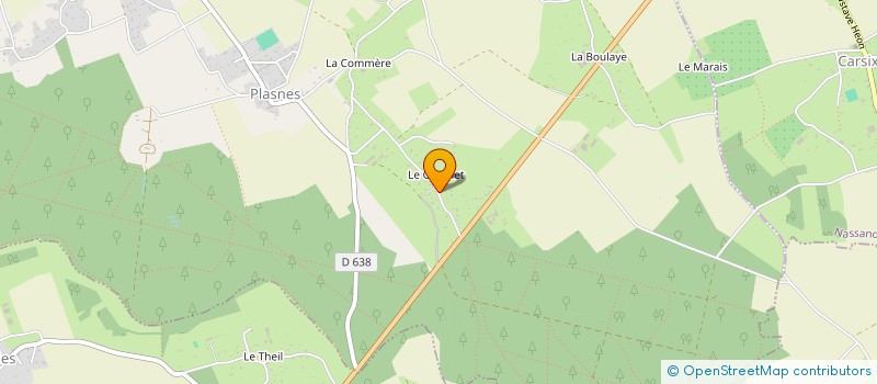 localisation de l'entreprise VX ASSOCIES  PLASNES