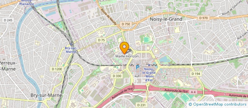 localisation de l'entreprise VY ANH BUBBLE TEA  - FOOD  NOISY-LE-GRAND