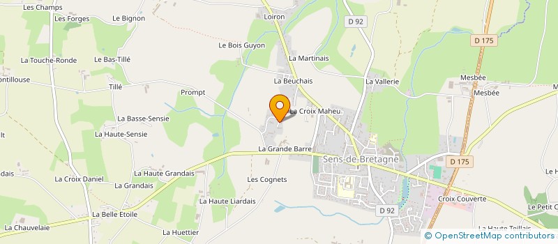 localisation de l'entreprise VY'GAZ  VIEUX-VY-SUR-COUESNON