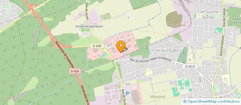 localisation de l'entreprise VY'NTAGE & SPORTCARS  WITTENHEIM