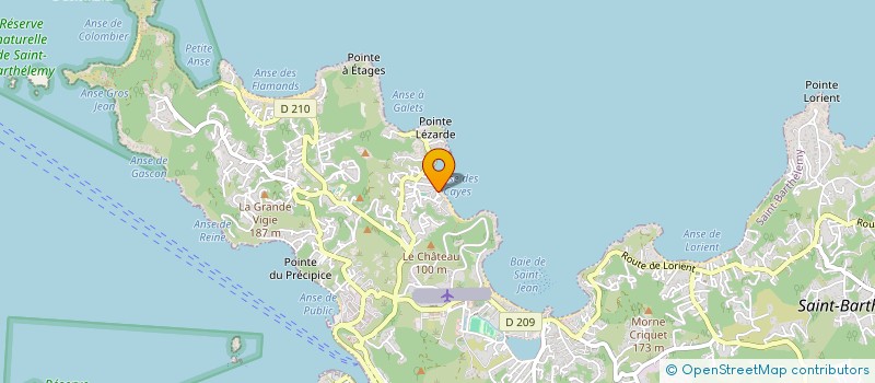 localisation de l'entreprise VYA à SAINT BARTHELEMY