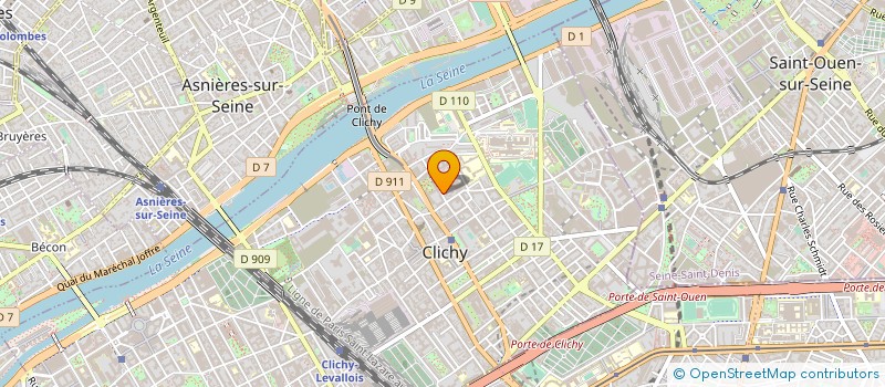 localisation de l'entreprise VYBE à CLICHY