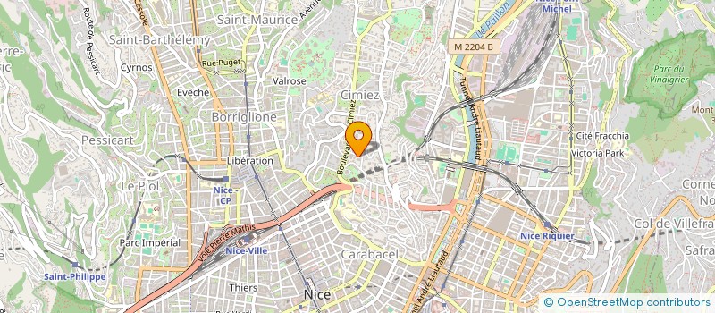 localisation de l'entreprise VYC ALHAMBRA  NICE