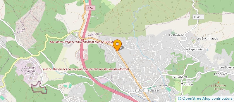 localisation de l'entreprise VYC FIT  LA BOUILLADISSE