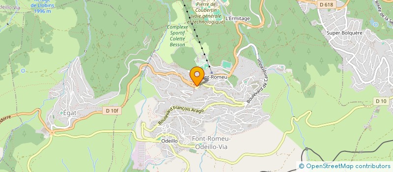 localisation de l'entreprise VYFE à FONT-ROMEU-ODEILLO-VIA