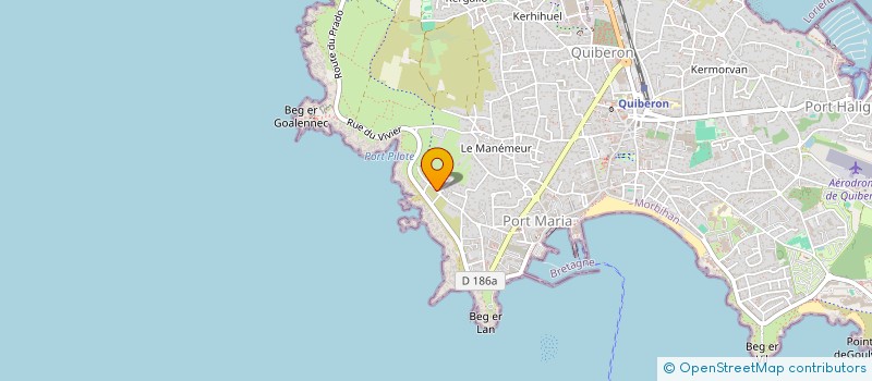 localisation de l'entreprise VYFUP CONSEILS  QUIBERON