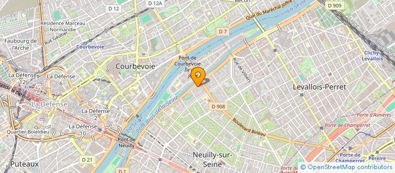 localisation de l'entreprise VYK AGENCY à NEUILLY-SUR-SEINE