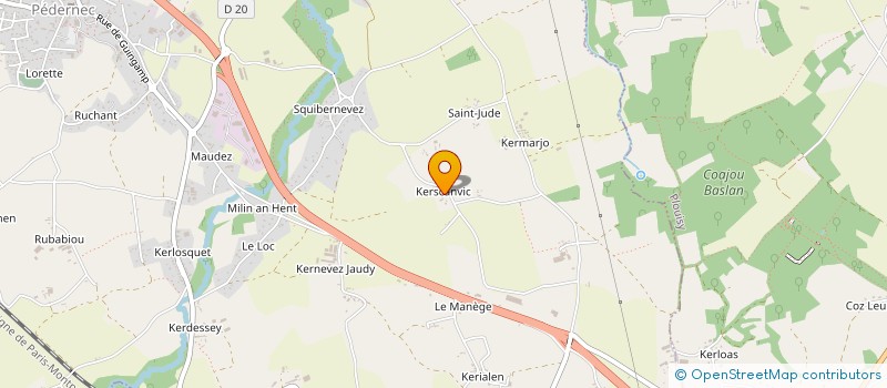 localisation de l'entreprise VYL  PEDERNEC