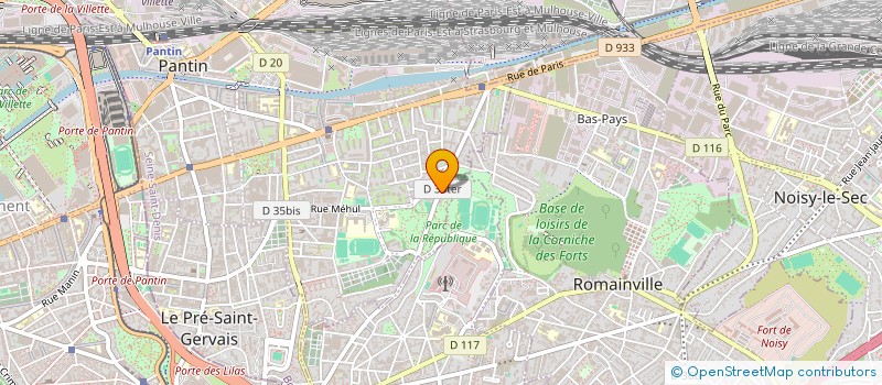 localisation de l'entreprise VYM IMMOBILIER à PANTIN