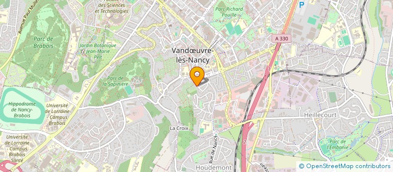 localisation de l'entreprise VYMZ IMMO  VANDUVRE-LES-NANCY