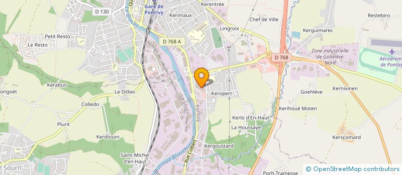 localisation de l'entreprise VYNATYA à PONTIVY