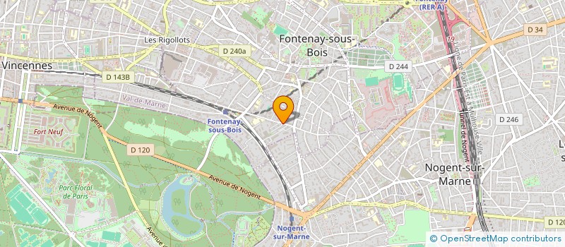 localisation de l'entreprise VYNTECH à FONTENAY-SOUS-BOIS