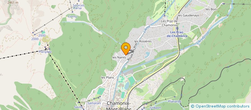 localisation de l'entreprise VYP  CHAMONIX-MONT-BLANC