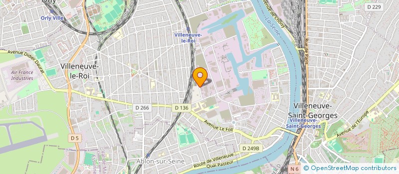 localisation de l'entreprise VYP IMMO  VILLENEUVE-LE-ROI