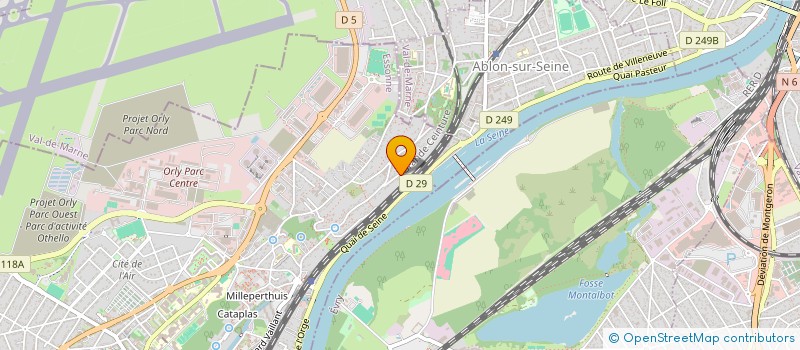 localisation de l'entreprise VYPS à ATHIS-MONS