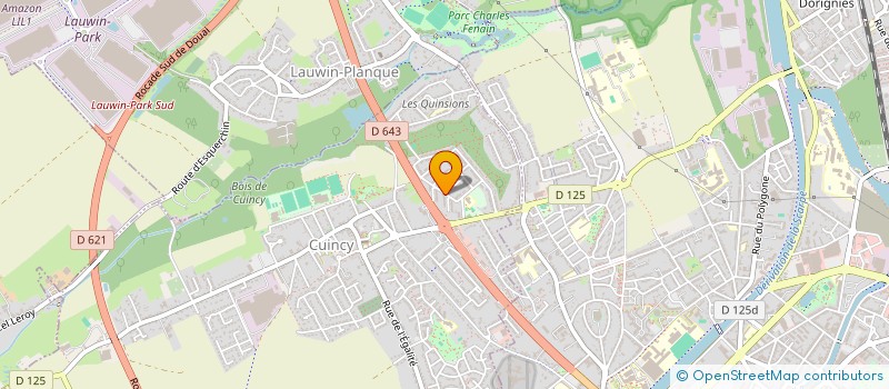 localisation de l'entreprise VYROHOST  CAMBRAI