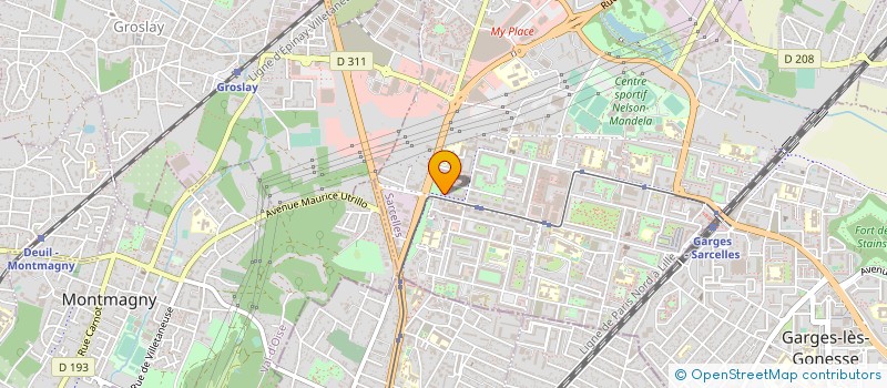 localisation de l'entreprise VYTEN à SARCELLES