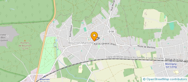 localisation de l'entreprise VYTL  BOURRON-MARLOTTE