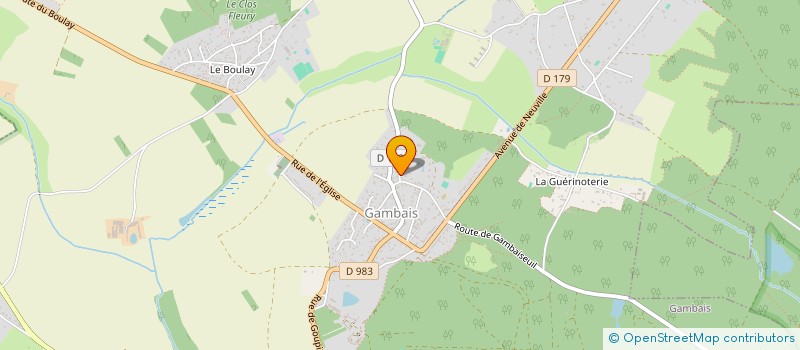 localisation de l'entreprise VYVEA  GAMBAIS