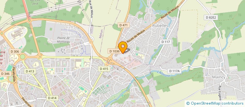 localisation de l'entreprise VYVY CONSULTING  RUBELLES