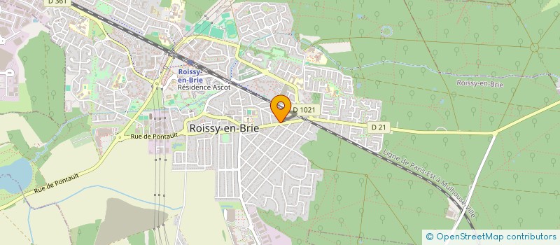 localisation de l'entreprise VYVY'S NAILS à ROISSY-EN-BRIE
