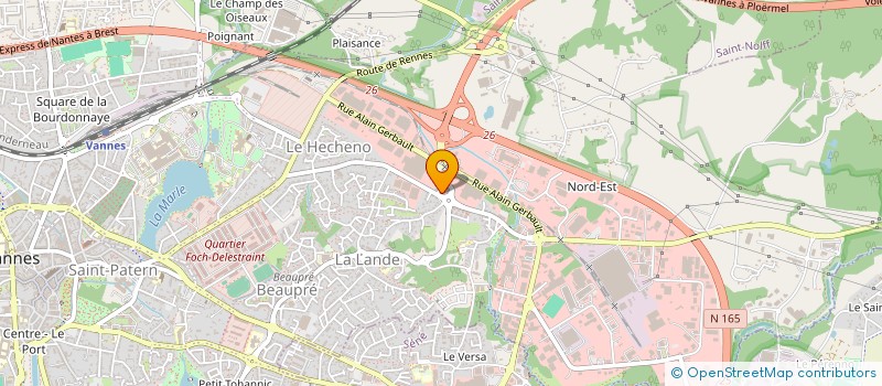 localisation de l'entreprise VYZEO à VANNES