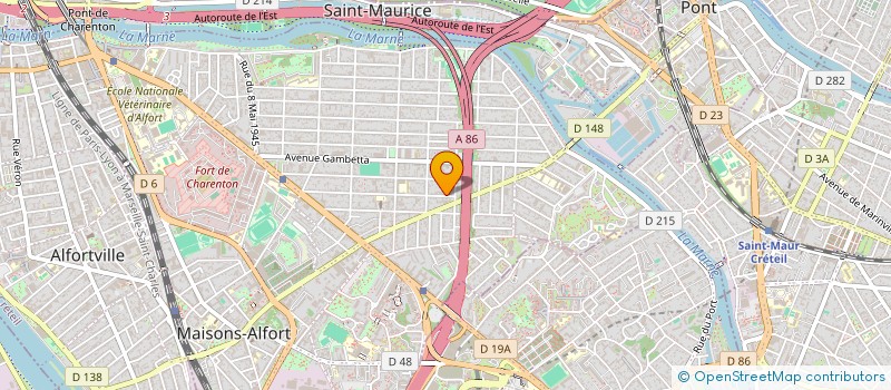 localisation de l'entreprise VZA IMMOBILIER à MAISONS-ALFORT