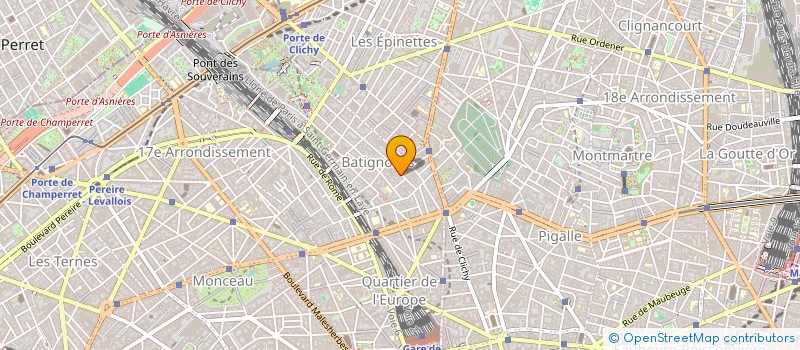 localisation de l'entreprise W à PARIS