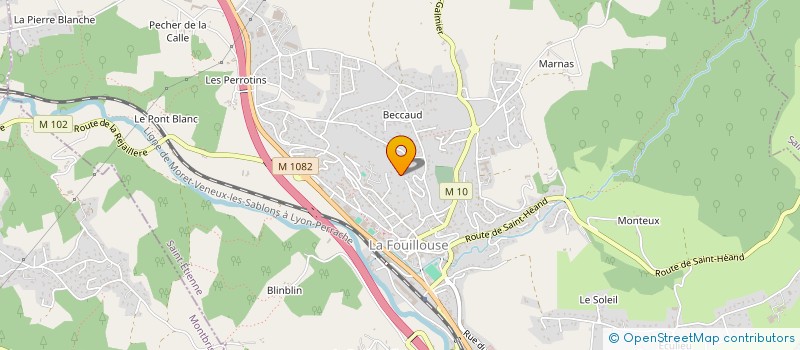 localisation de l'entreprise W  LA FOUILLOUSE