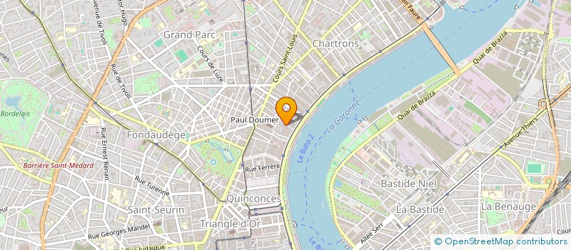 localisation de l'entreprise W.A.B. AVENUE  BORDEAUX