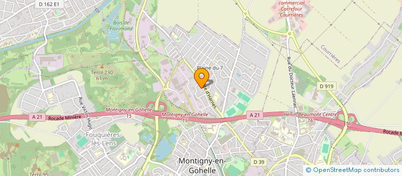 localisation de l'entreprise W A CARS à MONTIGNY-EN-GOHELLE