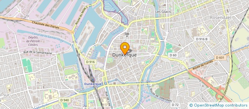 localisation de l'entreprise W.A.CIMMO à DUNKERQUE