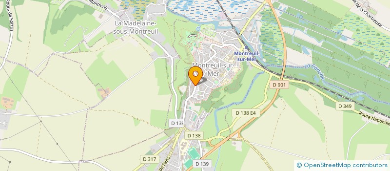 localisation de l'entreprise W A G E  MONTREUIL-SUR-MER