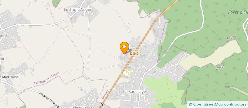 localisation de l'entreprise W.A JONES  LE THUIT DE L'OISON