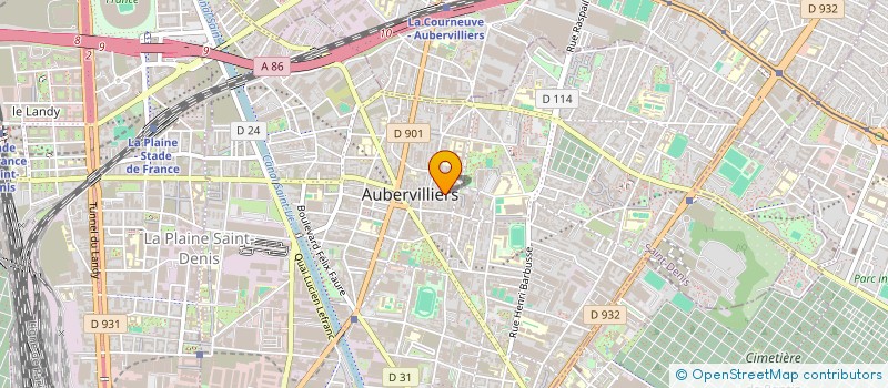 localisation de l'entreprise W.A.M ETANCHEITE à AUBERVILLIERS