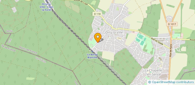 localisation de l'entreprise W.A.N  ORRY-LA-VILLE