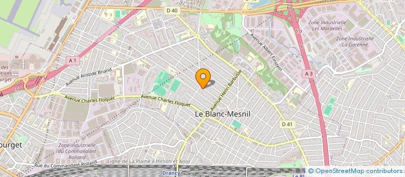 localisation de l'entreprise W.A.S.K IMMOBILIER à LE BLANC-MESNIL