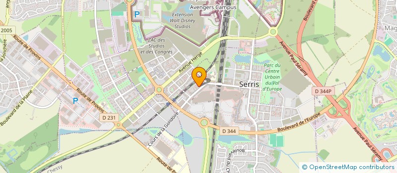 localisation de l'entreprise W.A VTC  SERRIS