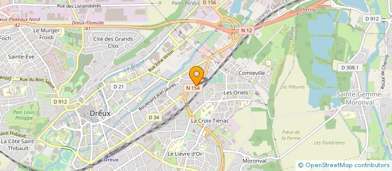 localisation de l'entreprise W.ALARME SECURITE à DREUX