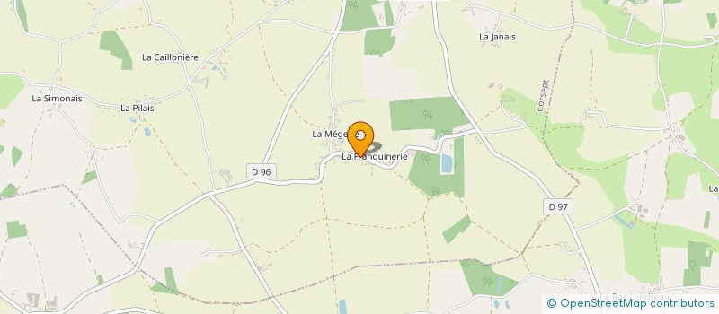 localisation de l'entreprise W AND E  CORSEPT