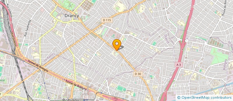 localisation de l'entreprise W B à DRANCY