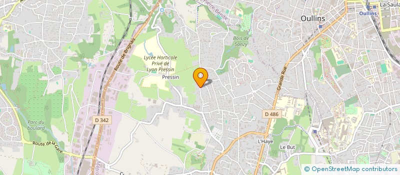 localisation de l'entreprise W&B à SAINT-GENIS-LAVAL